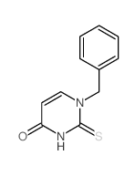 4(1H)-Pyrimidinone,2,3-dihydro-1-(phenylmethyl)-2-thioxo- Structure