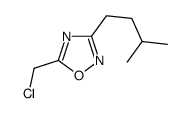 5-氯甲基-3-(3-甲基-丁基)-[1,2,4]噁二唑结构式