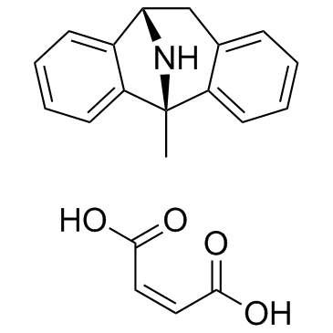 (-)-Dizocilpine Structure