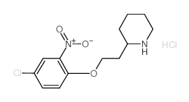 2-[2-(4-Chloro-2-nitrophenoxy)ethyl]piperidine hydrochloride Structure