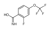 2-Fluoro-4-(trifluoromethoxy)benzamide结构式