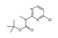 TERT-BUTYL (4-CHLOROPYRIMIDIN-2-YL)(METHYL)CARBAMATE Structure