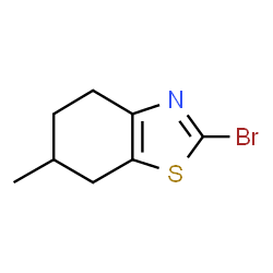 2-溴-6-甲基-4,5,6,7-四氢-1,3-苯并噻唑结构式