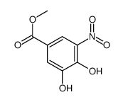 methyl 3,4-dihydroxy-5-nitrobenzoate结构式