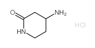 4-氨基-2-哌啶酮盐酸盐结构式