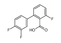 2-(3,4-difluorophenyl)-6-fluorobenzoic acid Structure