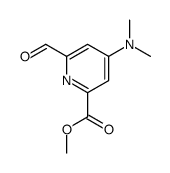 methyl 4-(dimethylamino)-6-formylpyridine-2-carboxylate结构式