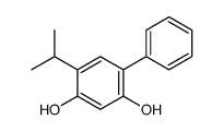 [1,1-Biphenyl]-2,4-diol,5-(1-methylethyl)-(9CI) Structure