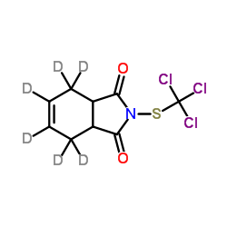 克菌丹-d6结构式