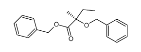 benzyl (R)-2-(benzyloxy)-2-methylbutanoate Structure