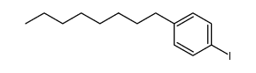 4-n-octyliodobenzene结构式