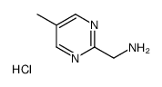 (5-甲基嘧啶-2-基)甲胺盐酸结构式