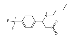 N-(2-nitro-1-(4-(trifluoromethyl)phenyl)ethyl)butan-1-amine Structure