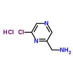 (6-Chloropyrazin-2-yl)methanamine hydrochloride structure