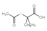 2-乙酰基硫代异丁酸结构式