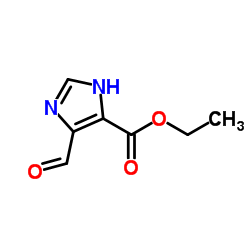 5-甲酰基-1H-咪唑-4-羧酸乙酯结构式
