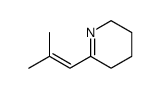 6-(2-methylprop-1-enyl)-2,3,4,5-tetrahydropyridine结构式