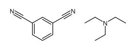 benzene-1,3-dicarbonitrile,N,N-diethylethanamine结构式