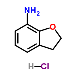 2,3-Dihydro-1-benzofuran-7-amine hydrochloride (1:1) Structure
