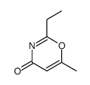 2-ethyl-6-methyl-1,3-oxazin-4-one结构式