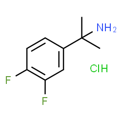 2-(3,4-二氟苯基)丙基-2-胺盐酸盐结构式
