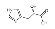 S-2-羟基-3-咪唑基丙酸结构式