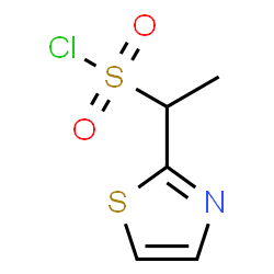 1-(噻唑-2-基)乙烷-1-磺酰氯结构式