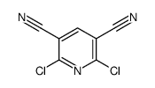 2,6-二氯吡啶-3,5-二甲腈结构式