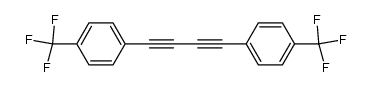 1,1'-buta-1,3-diyne-1,4-diylbis[4-(trifluoromethyl)benzene]结构式