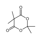 2,2,5,5-tetraMethyl-1,3-dioxane-4,6-dione Structure