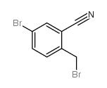 5-溴-2-(溴甲基)苯甲腈结构式