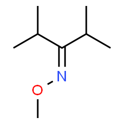 2,4-Dimethyl-3-pentanone O-methyl oxime Structure