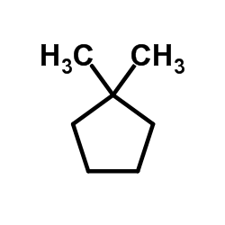 1,1-Dimethylcyclopentane Structure