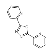 Pyridine,2,2'-(1,3,4-oxadiazole-2,5-diyl)bis- Structure