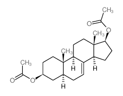 5a-Androst-7-ene-3b,17b-diol, diacetate (6CI,7CI,8CI) Structure