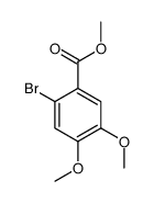 2-溴-4,5-二甲氧基苯甲酸甲酯结构式