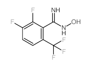 2,3-DIFLUORO-N-HYDROXY-6-(TRIFLUOROMETHYL)BENZIMIDAMIDE Structure
