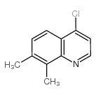 4-氯-7,8-二甲基喹啉结构式