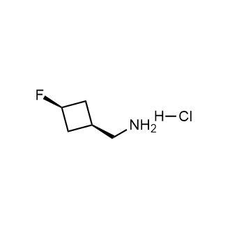 顺-(3-氟环丁基)甲胺盐酸盐结构式