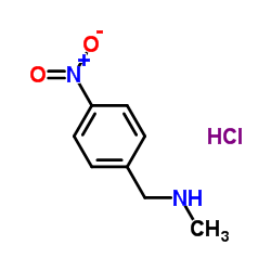 N-甲基-4-硝基苄胺结构式
