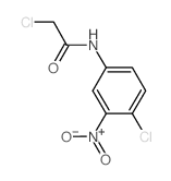 2-氯-n-(4-氯-3-硝基苯基)乙酰胺结构式