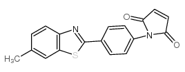 1-[4-(6-甲基苯并噻唑-2-基)-苯基]-吡咯-2,5-二酮结构式