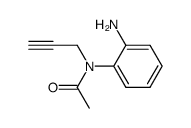 Acetamide,N-(2-aminophenyl)-N-2-propynyl- (9CI) Structure
