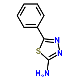 2-氨基-5-苄基-1,3,4-噻二唑结构式