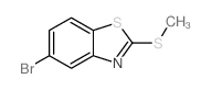 5-溴-2-(甲硫基)苯并[d]噻唑结构式