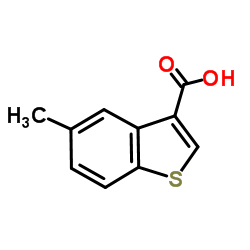 5-Methyl-1-benzothiophene-3-carboxylic acid Structure