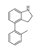 4-o-Tolyl-2,3-dihydro-1H-indole结构式