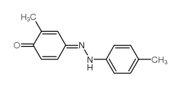 2-methyl-4-[(4-methylphenyl)hydrazinylidene]cyclohexa-2,5-dien-1-one结构式