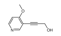 2-Propyn-1-ol,3-(4-methoxy-3-pyridinyl)-(9CI)结构式