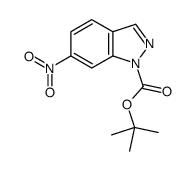 1-Boc-6-硝基吲唑结构式